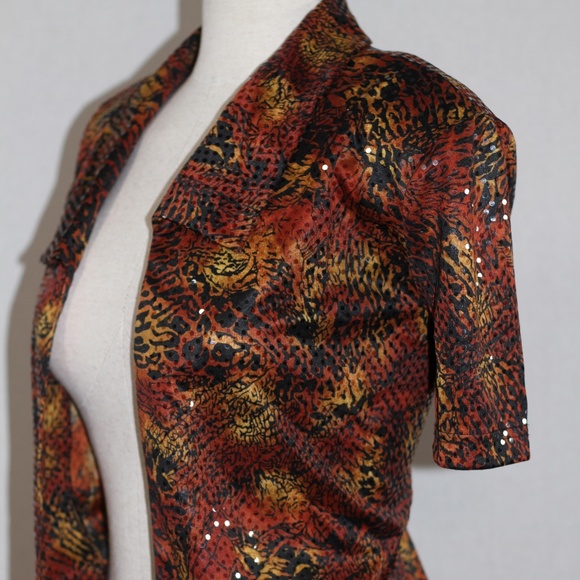Miss Dorby Snakeskin Blouse - Picture 4 of 14